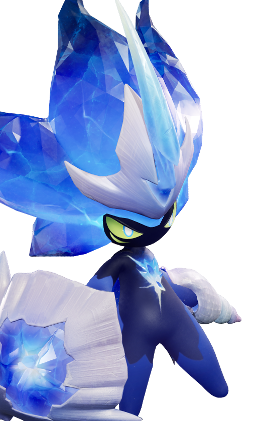 Sherro in its thunderstorm form, as illustrated in the official Aniimo Wiki.